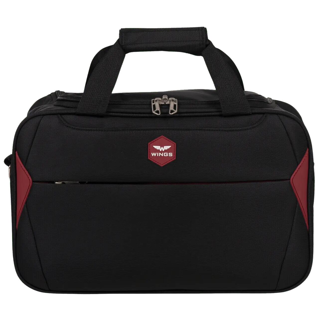 Ensemble de 3 valises DIPPER + sac cabine Wings NOIR 6/10