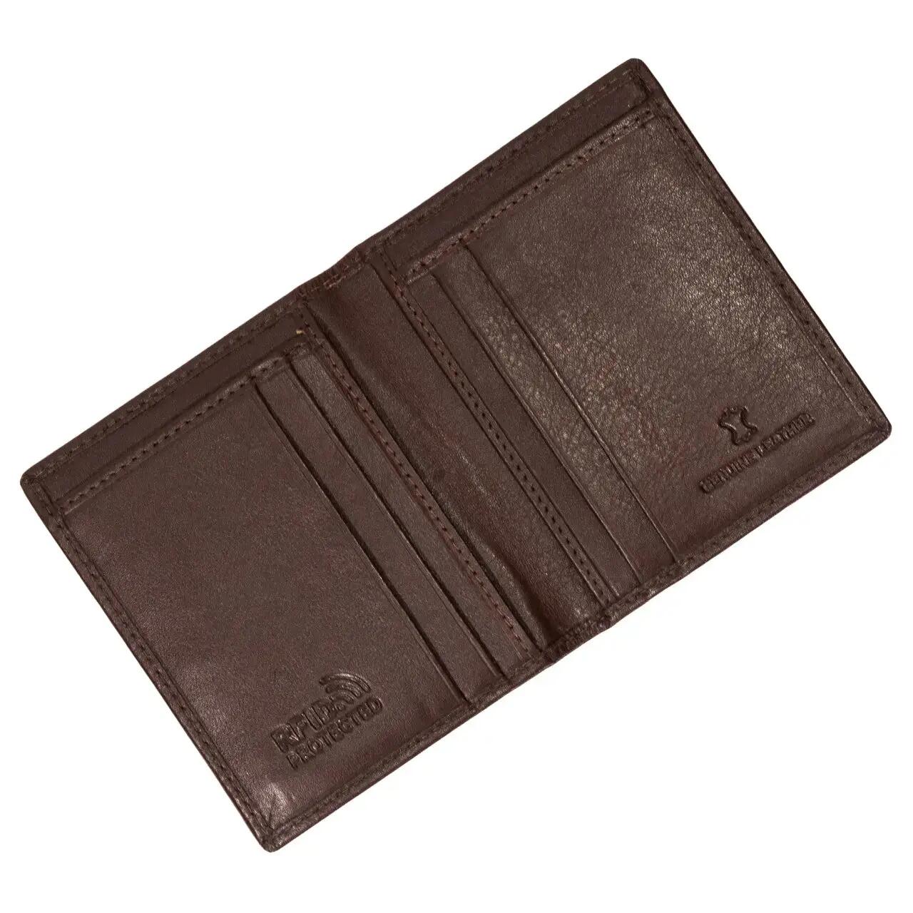 Porte-cartes WINGS en cuir bovin naturel Marron 3/6