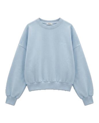 Damska bluza CREWNECK oversize UNLEASH WINGS PASTEL BLUE