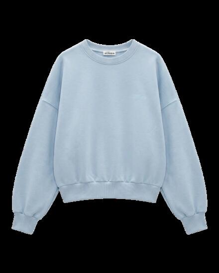 Damska bluza CREWNECK oversize UNLEASH WINGS PASTEL BLUE