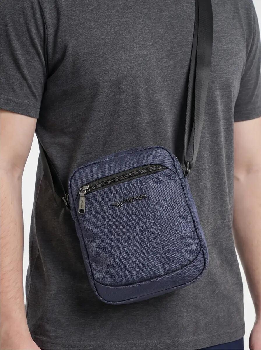 Sac banane homme BRANT WINGS bandoulière BLEU FONCÉ 3/7