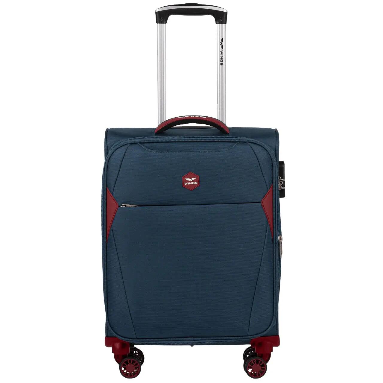 Valise cabine souple DIPPER Wings 20" BLEUE 3/10
