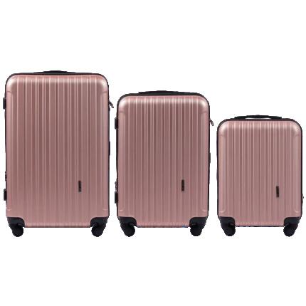 VALISE DE CABINE WINGS FLAMINGO 20" DARK PURPLE