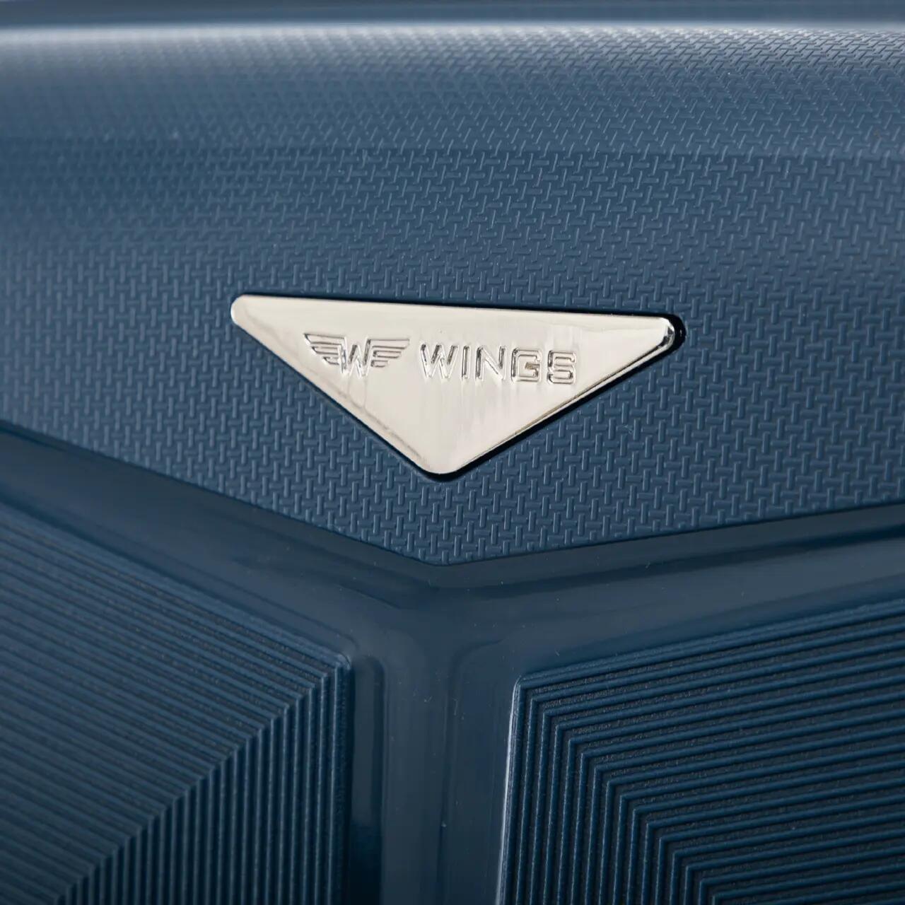 Valise moyenne Wings COCKATIEL polypropylène 24" BLEU 8/10