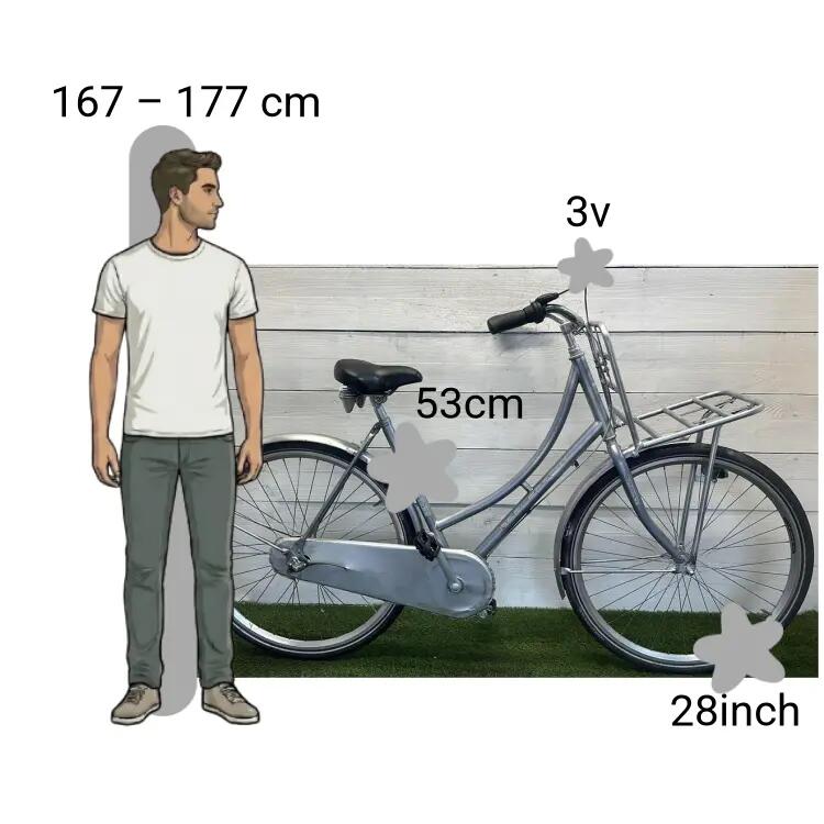 Bicicletta usata Reflection Transportfiets 2/4