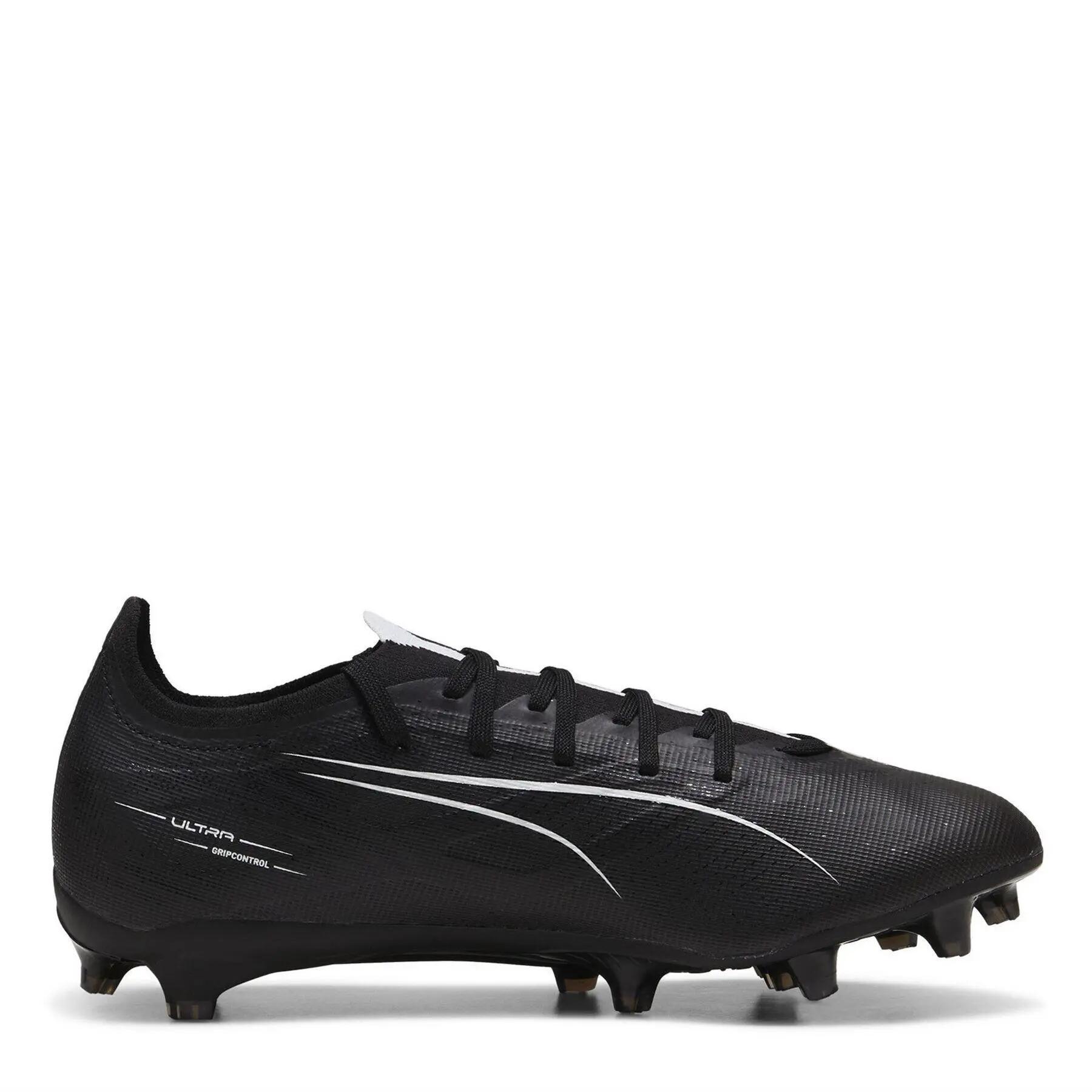 Chaussures De Foot Pour Terrain Ferme ULTRA MATCH Homme (Noir / Blanc) 6/15