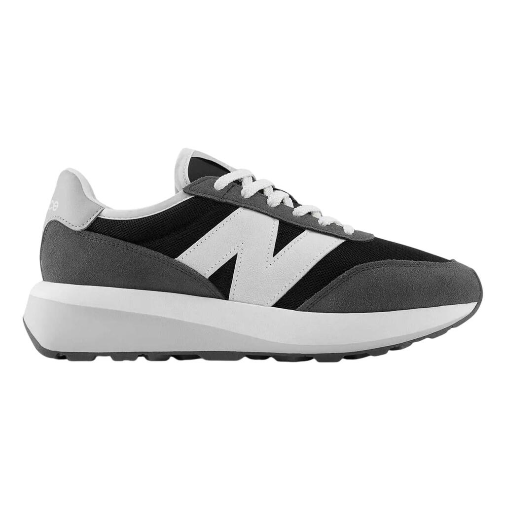 Mens 370 Suede Trainers (Black)