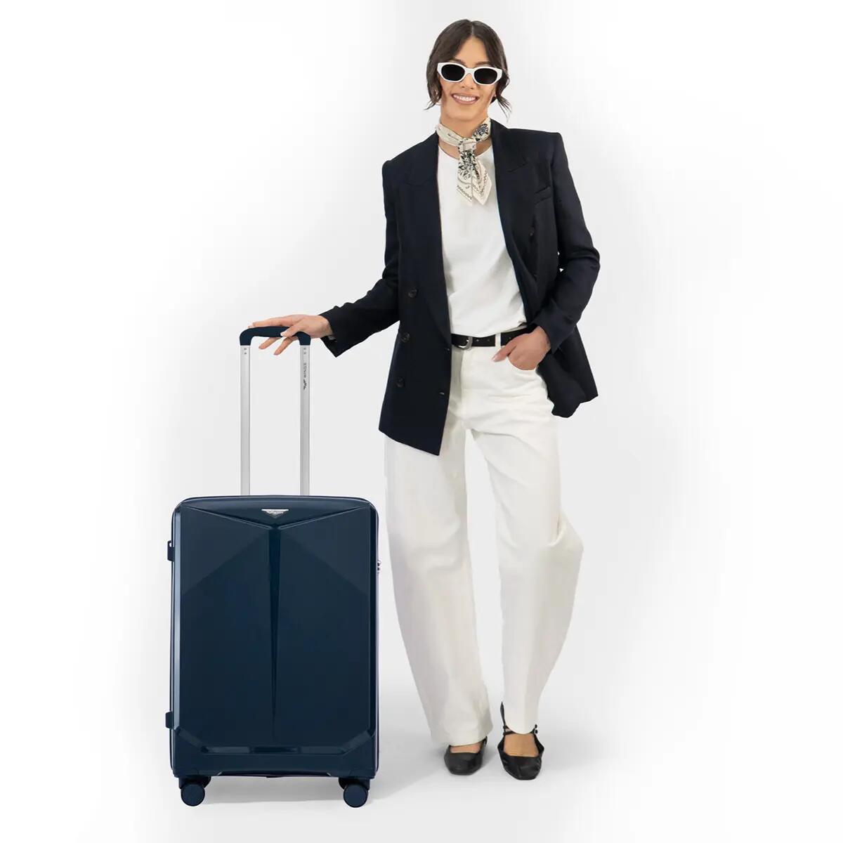 Valise moyenne Wings COCKATIEL polypropylène 24" BLEU 2/10
