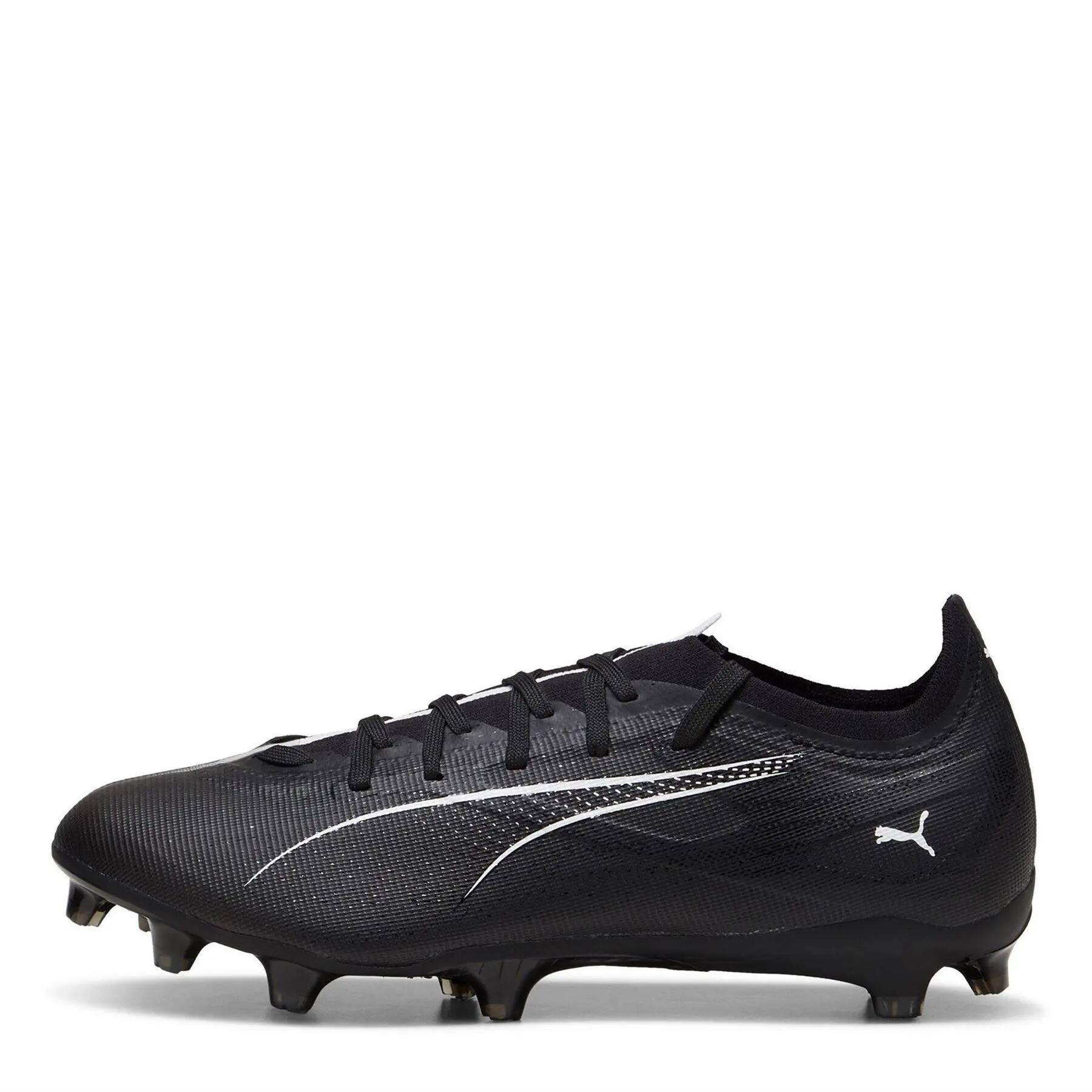 Chaussures De Foot Pour Terrain Ferme ULTRA MATCH Homme (Noir / Blanc) 2/15