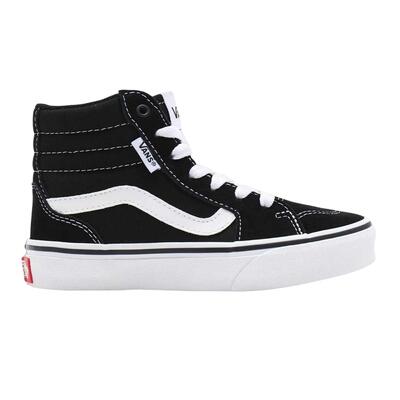 SK8Hi Scarpe Da Ginnastica Alte Pelle ScamosciataBambini Vans SK8-Hi Nero Bianco