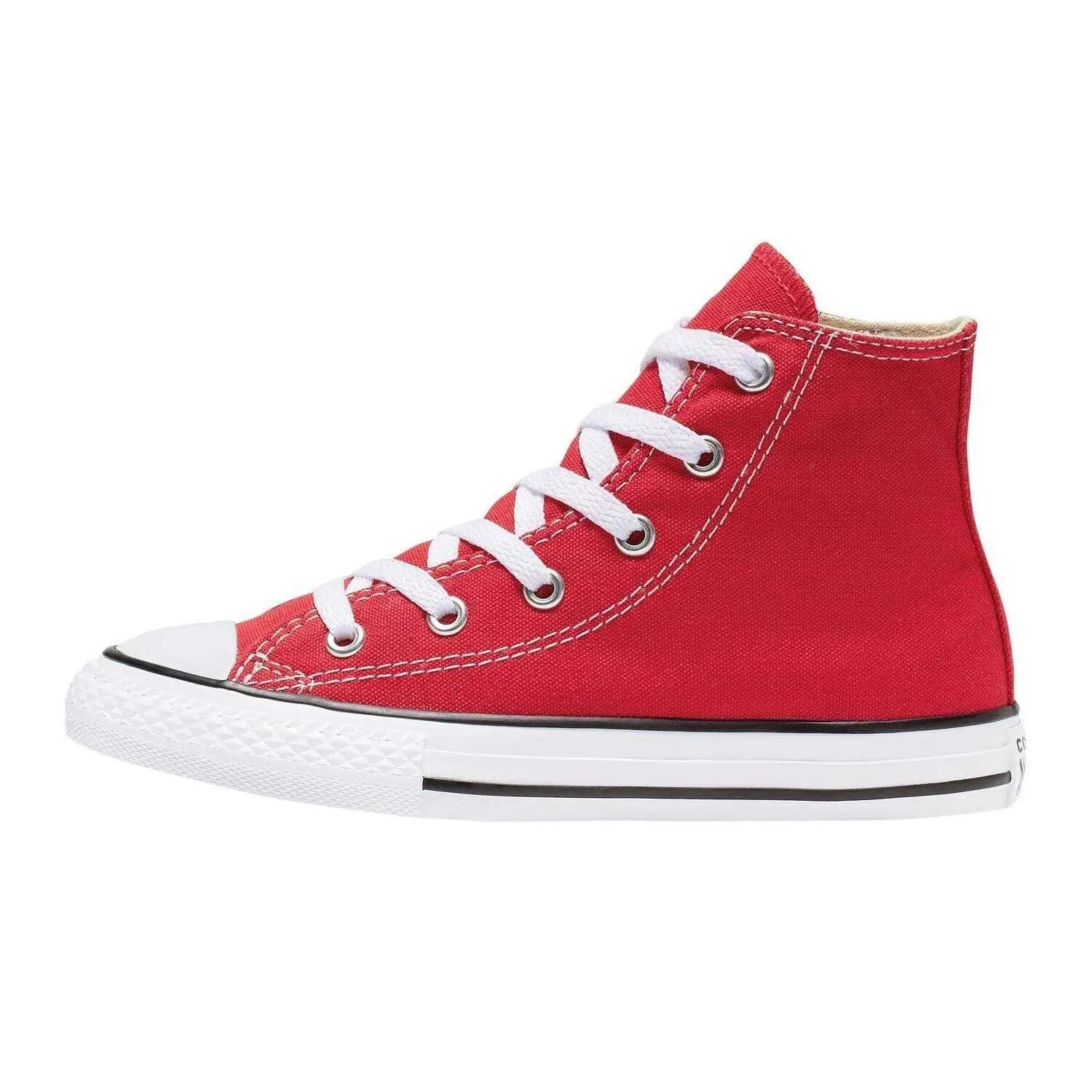 Scarpe Sportive Tela Taglio AltoBambini Converse Chuck Rosso 2/5