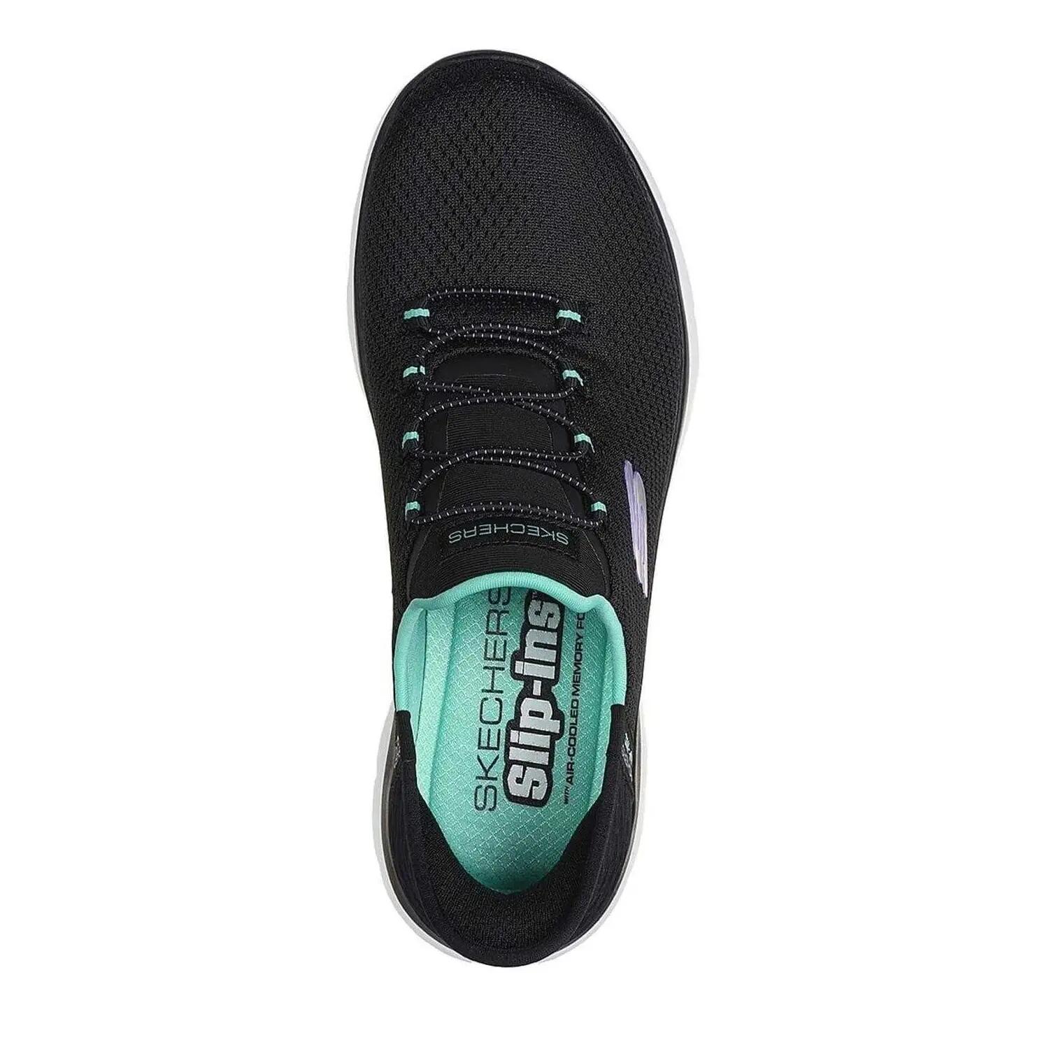 Chaussures Décontractées SUMMITS DIAMOND DREAM Homme (Noir / Turquoise Vif) 3/7