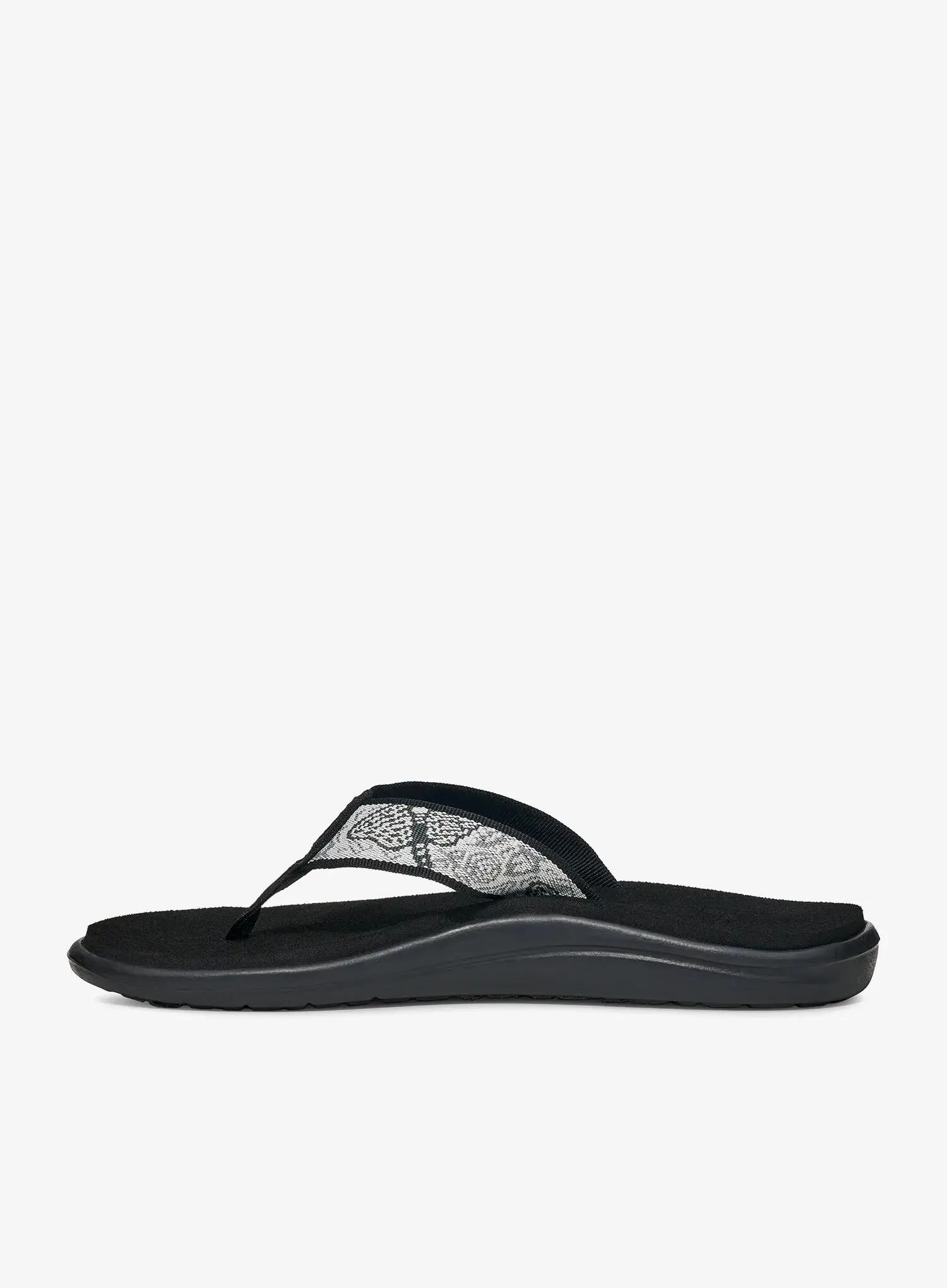 Japonki damskie Teva Voya Flip - enchanted forest black/white US 11 (42) 6/7