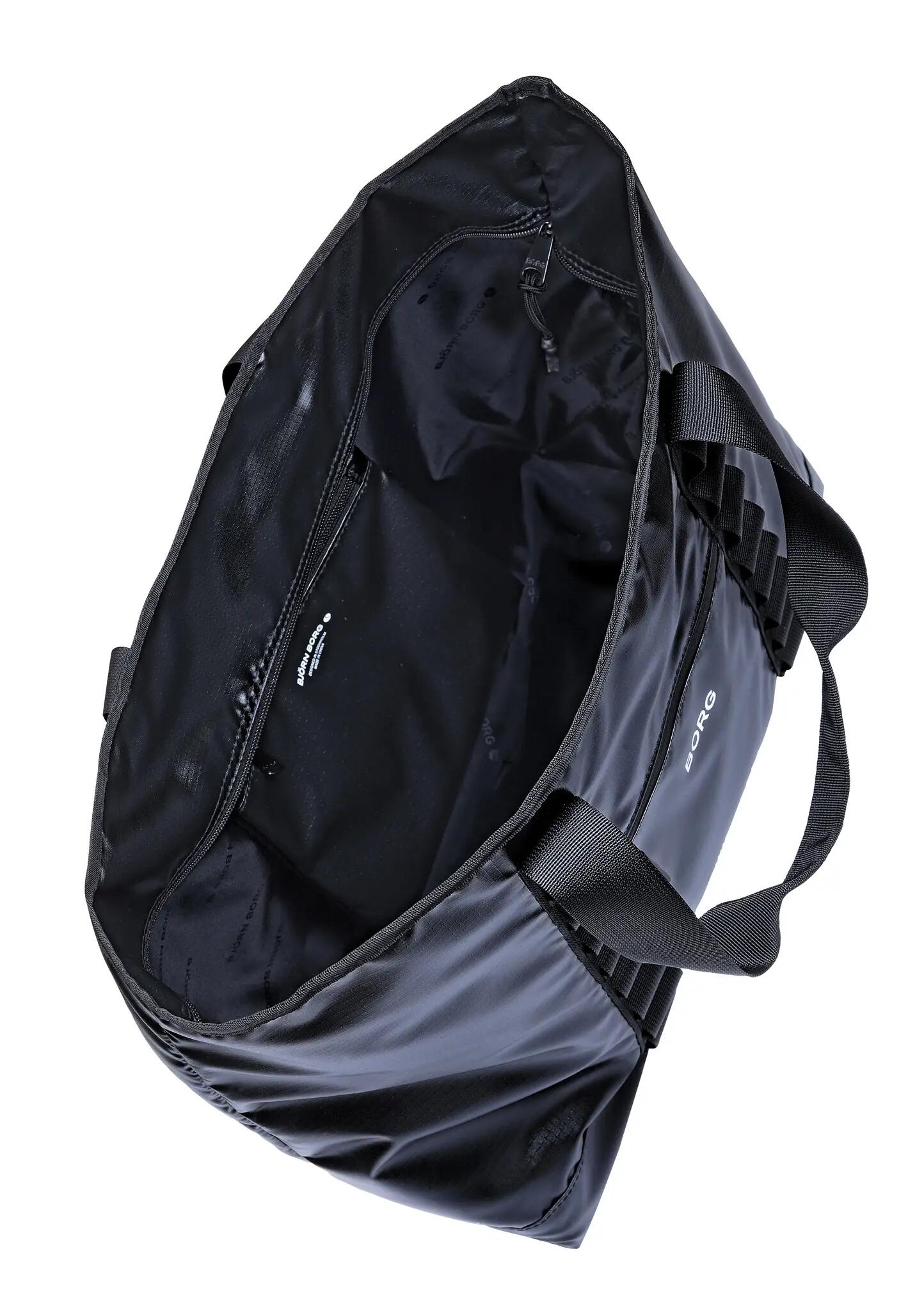 bjorn_borg BORG GLOSSY RIPSTOP TOTE 28L — borsa tote nera 4/4
