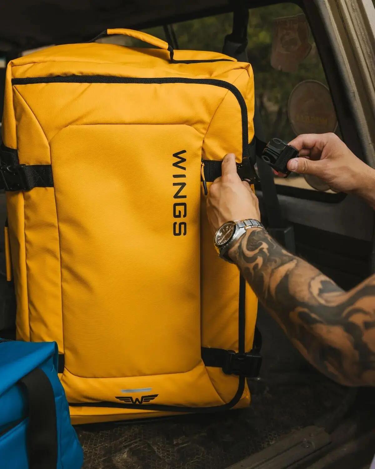 WINGS Valise souple moyenne 24" ROOK jaune 2/9