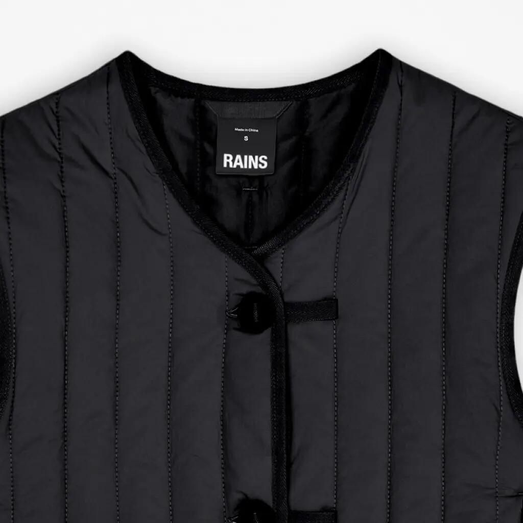 Rains Modelo 21980r Banja Short Liner Vest T1 Cor Preto 2/5