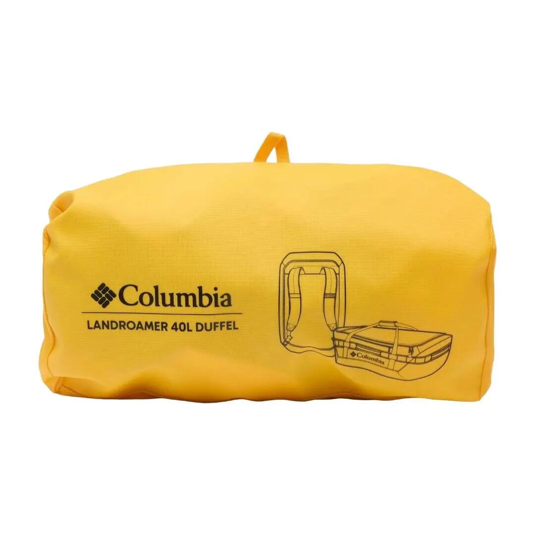 Bolsa Amarilla Columbia de Deporte Landroamer Duffel 40L Stinger Ligera y Resis 3/4