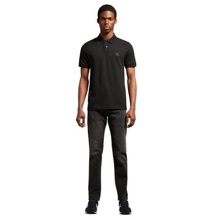Polo Motif/style Logo Rectangulaire PASSENGER Homme (Noir)