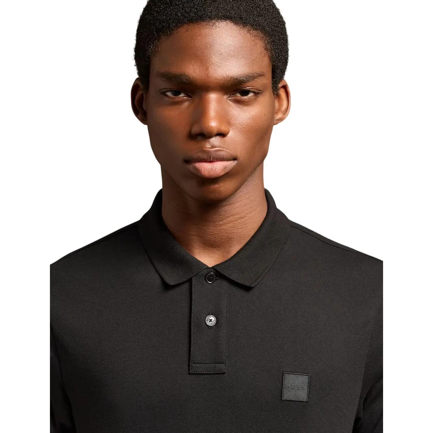 Polo Motif/style Logo Rectangulaire PASSENGER Homme (Noir) 4/4