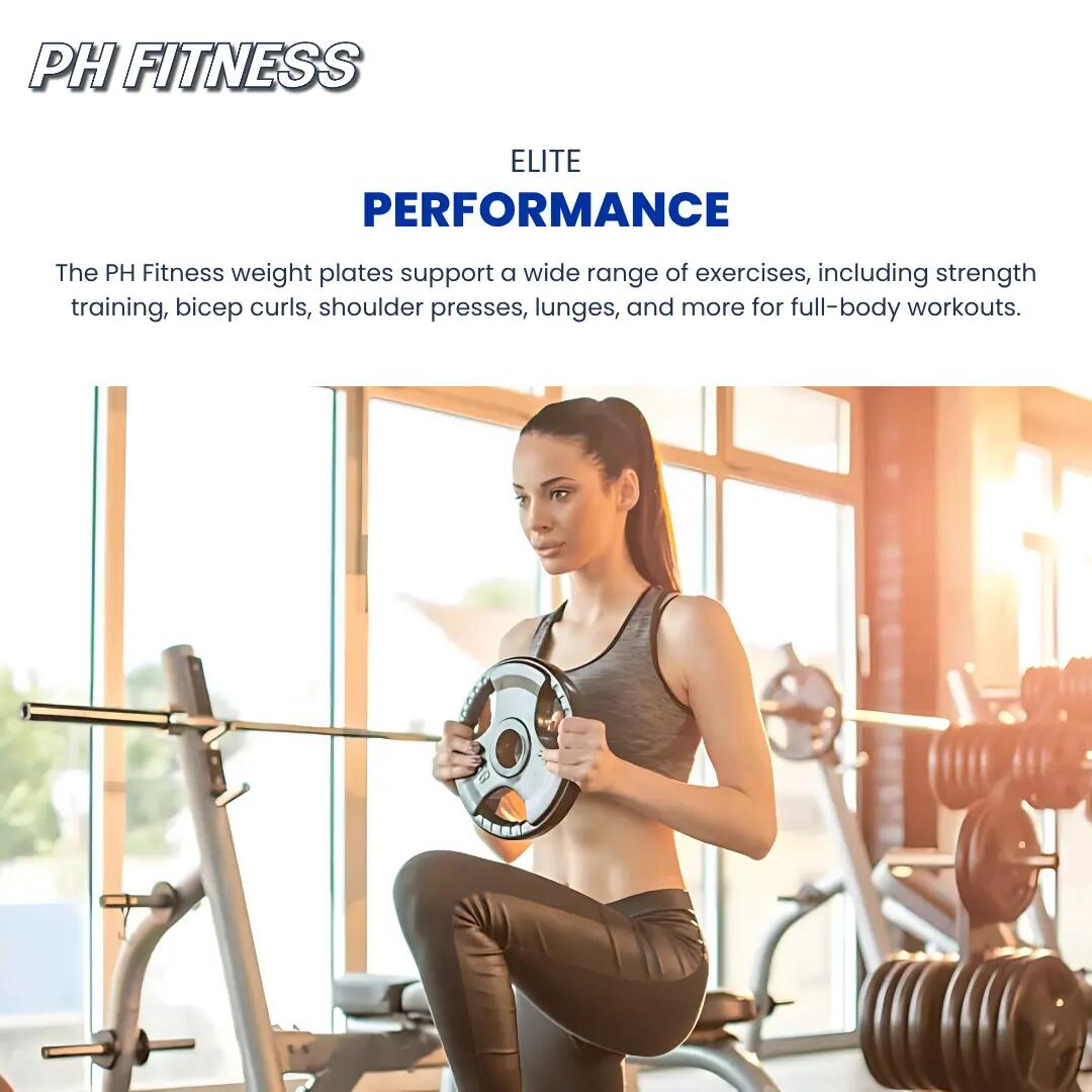 PH Fitness | Set da 77,5KG / 107,5KG / 147,5KG | Tri Handle Plates 7/9