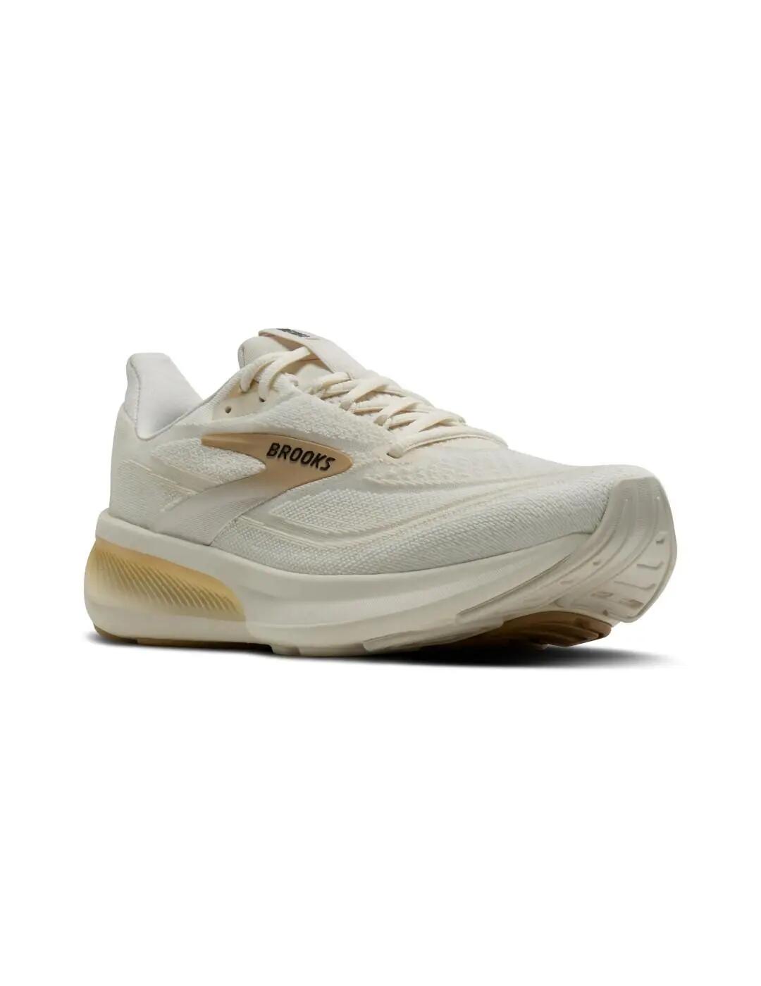 Course et trail pour femme Brooks Revel 9 Beige. 3/5