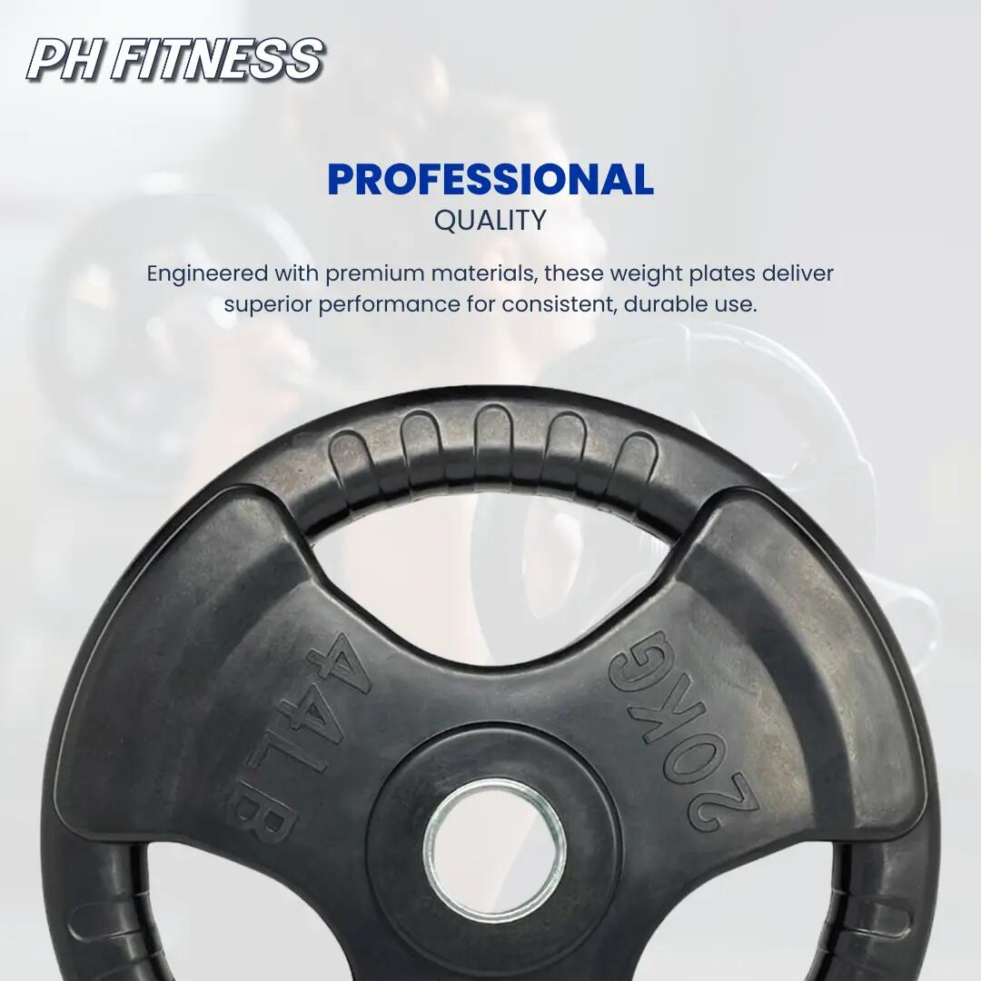PH Fitness | Set da 77,5KG / 107,5KG / 147,5KG | Tri Handle Plates 6/9