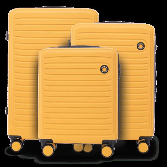 Ensemble de 3 valises Wings ABS+ COOT Jaune
