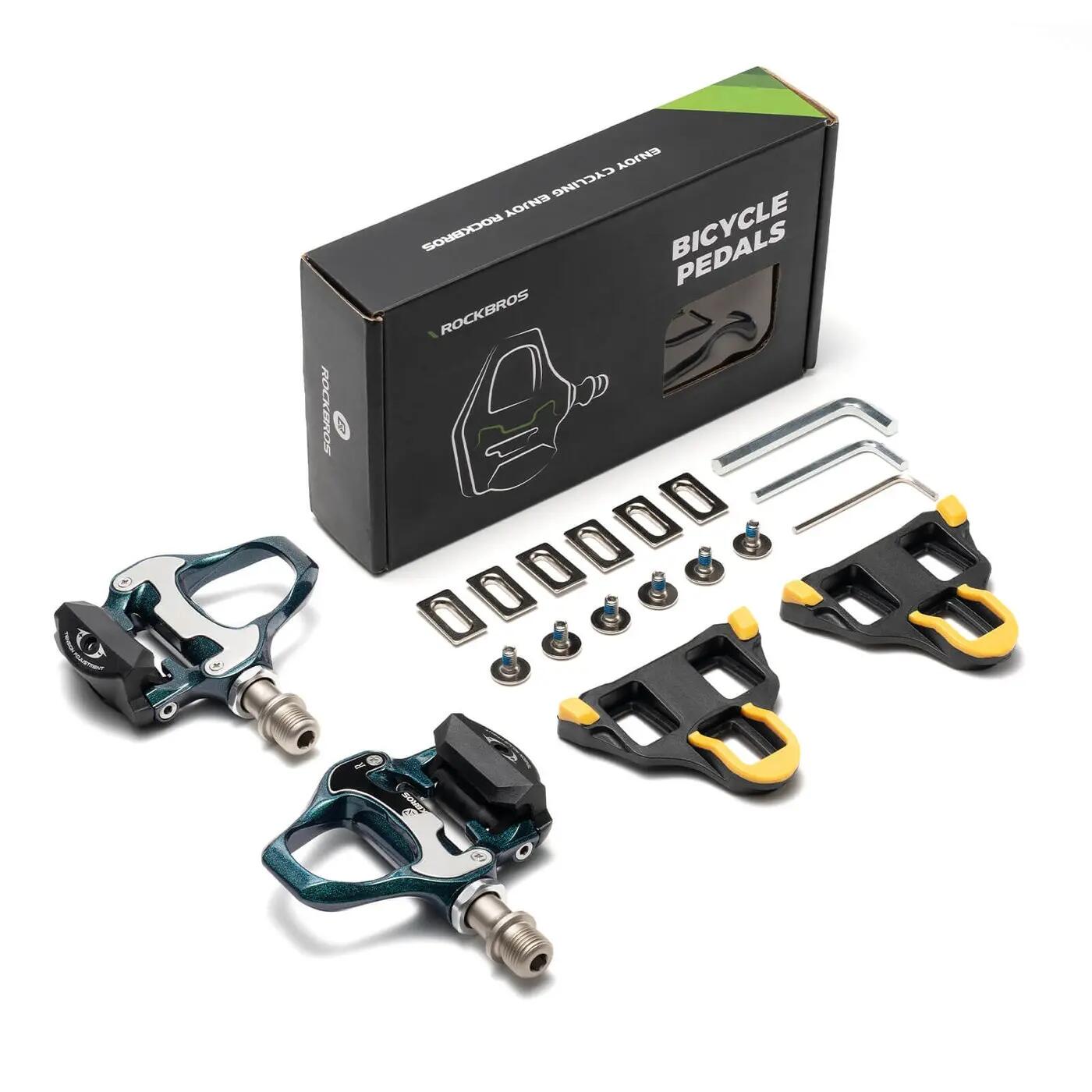 Pédales automatiques route compatibles Shimano SPD-SL avec cales ROCKBROS 2/2
