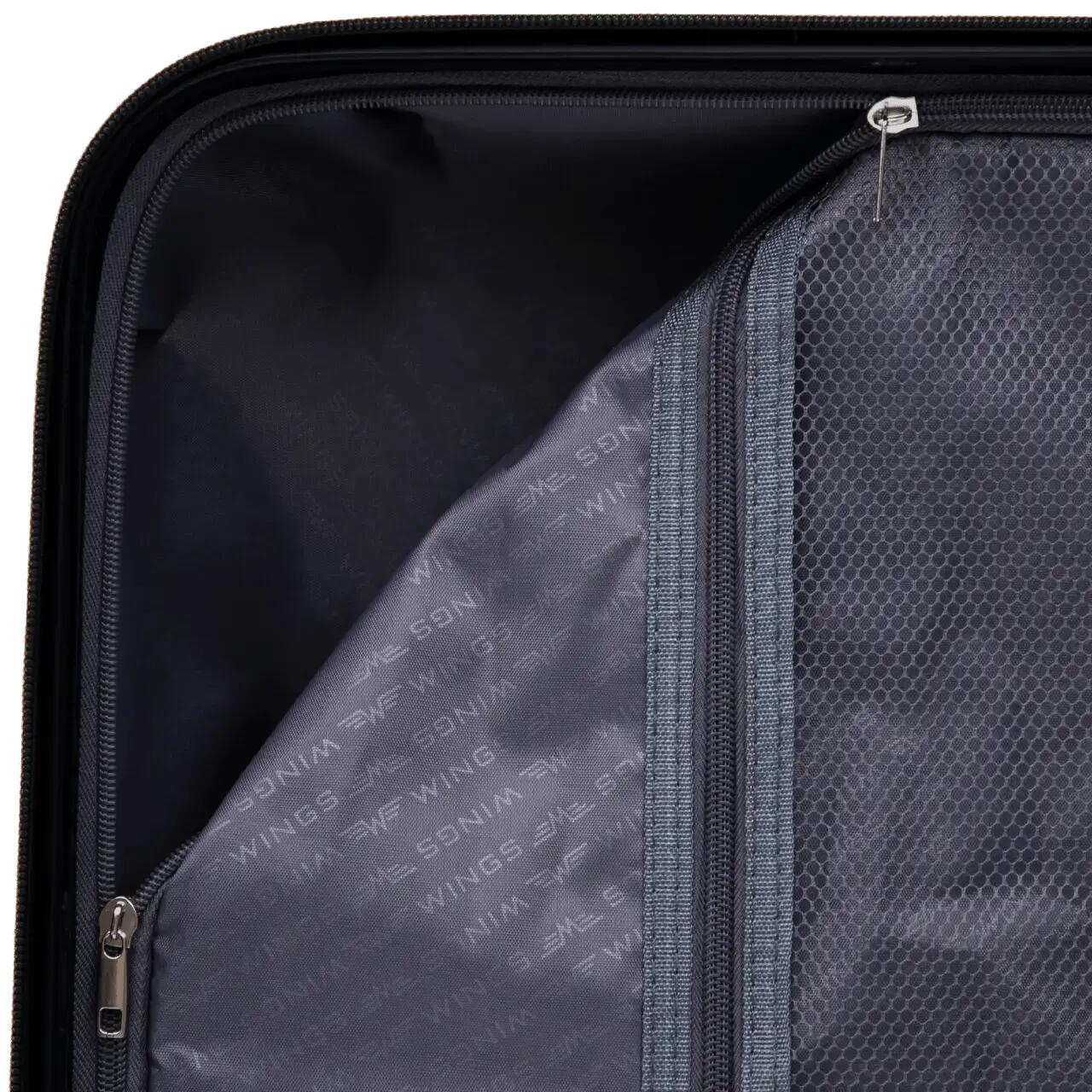 Valise cabine Wings COCKATIEL polypropylène 20" NOIR 10/10