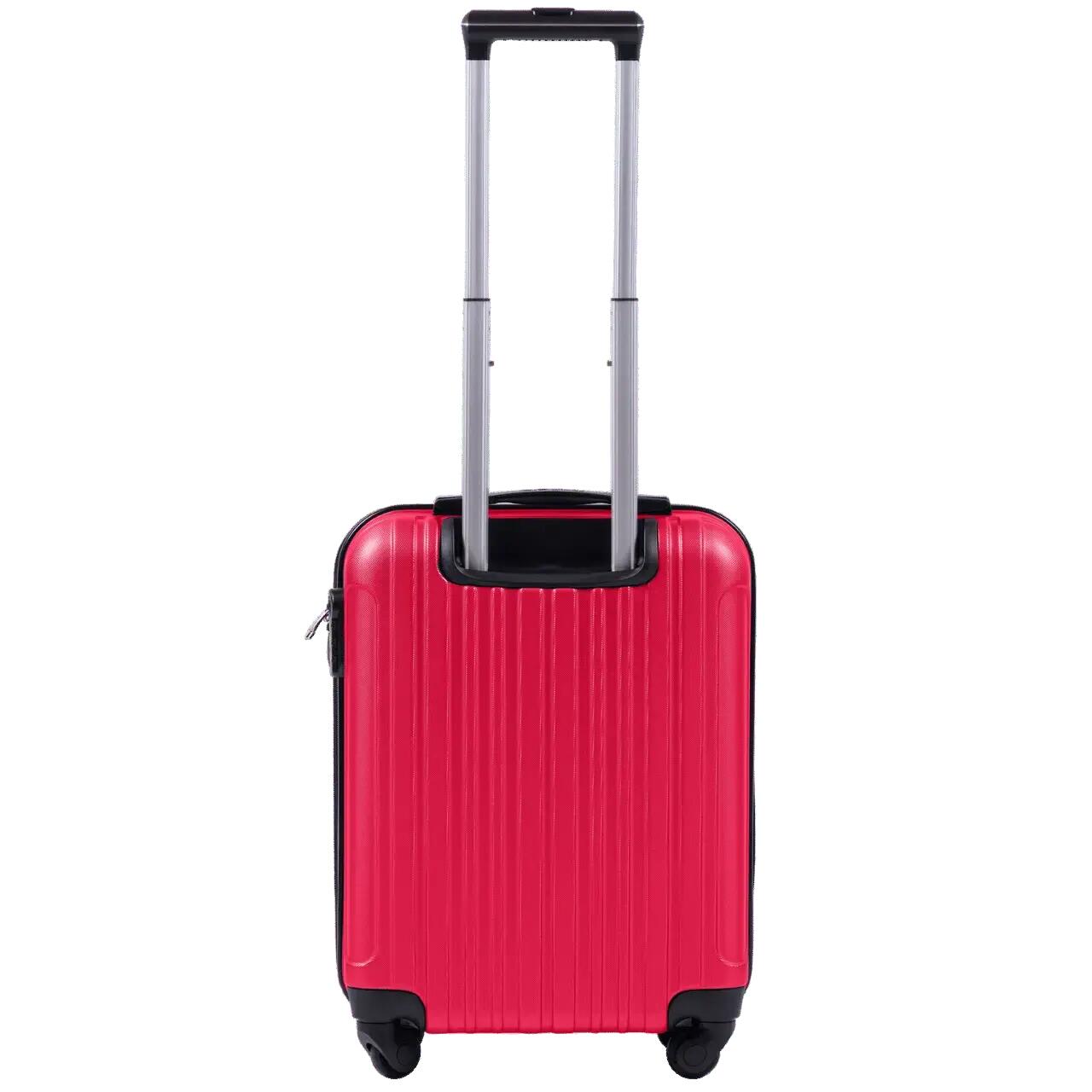 VALISE DE CABINE WINGS FLAMINGO 20" ROSE RED 2/5