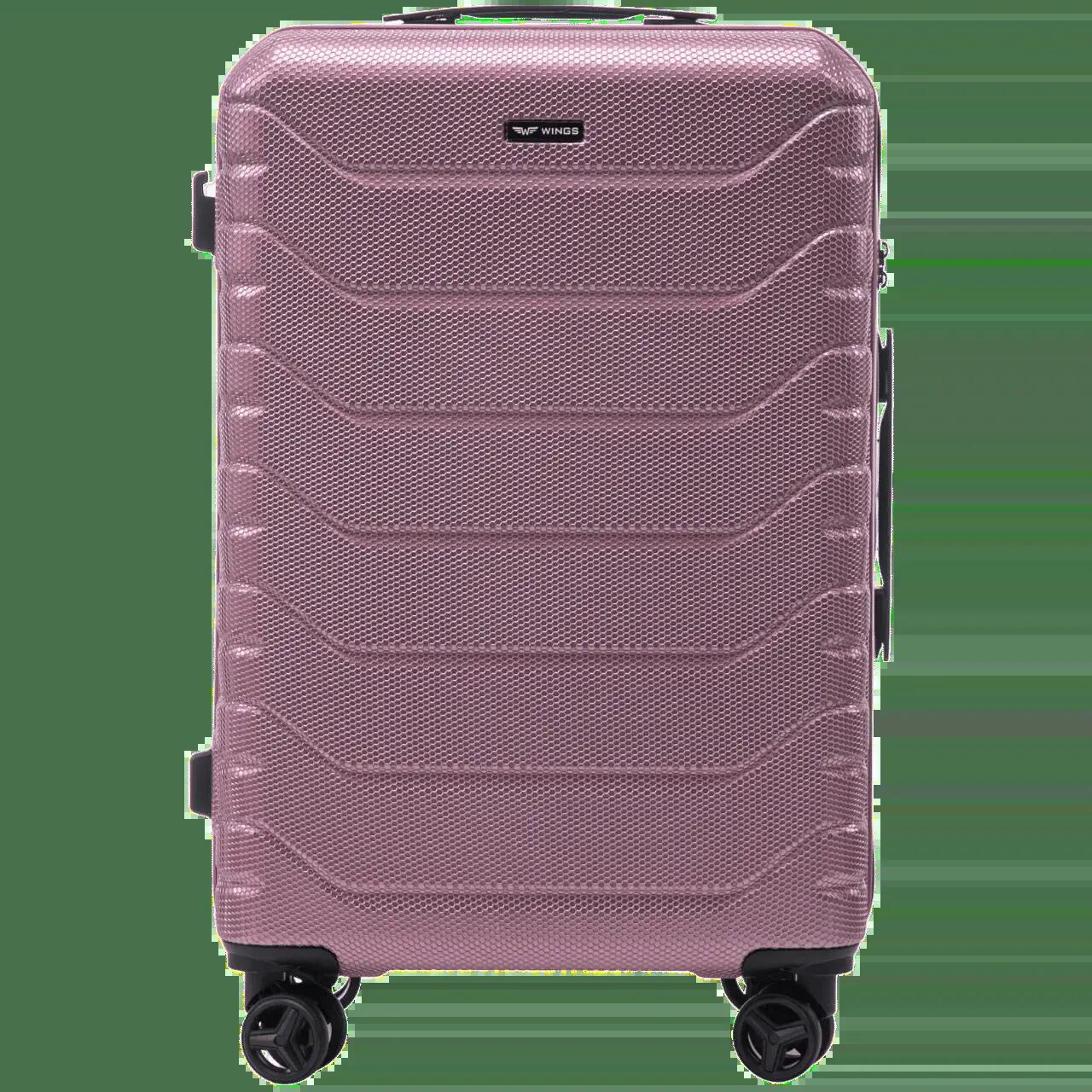 Ensemble de 3 valises Wings CRAKE POLYCARBONATE 100% OR ROSE S/M/L 5/10
