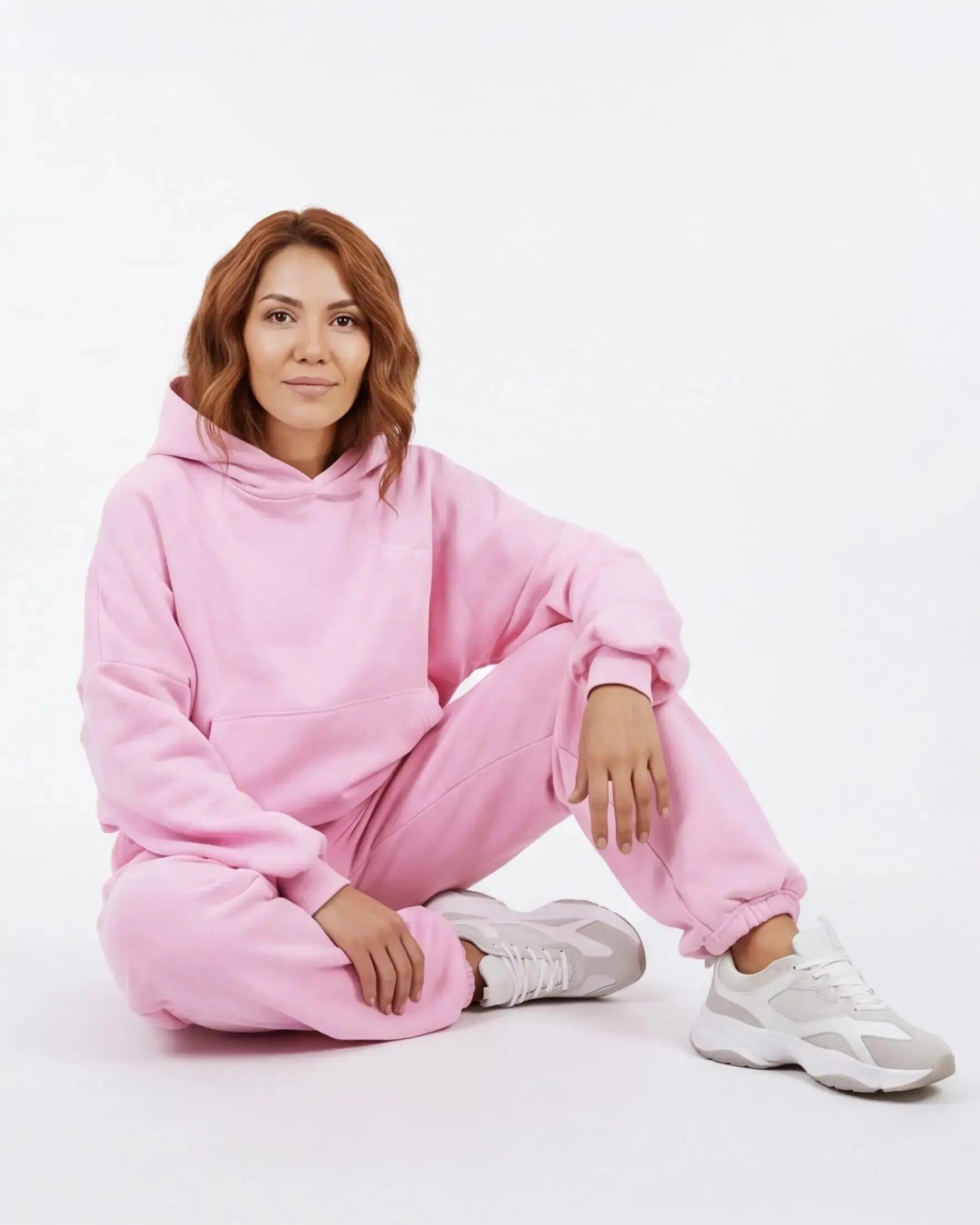 Ensemble de survêtement WINGS UNLEASH oversize femme coton ROSE 5/10