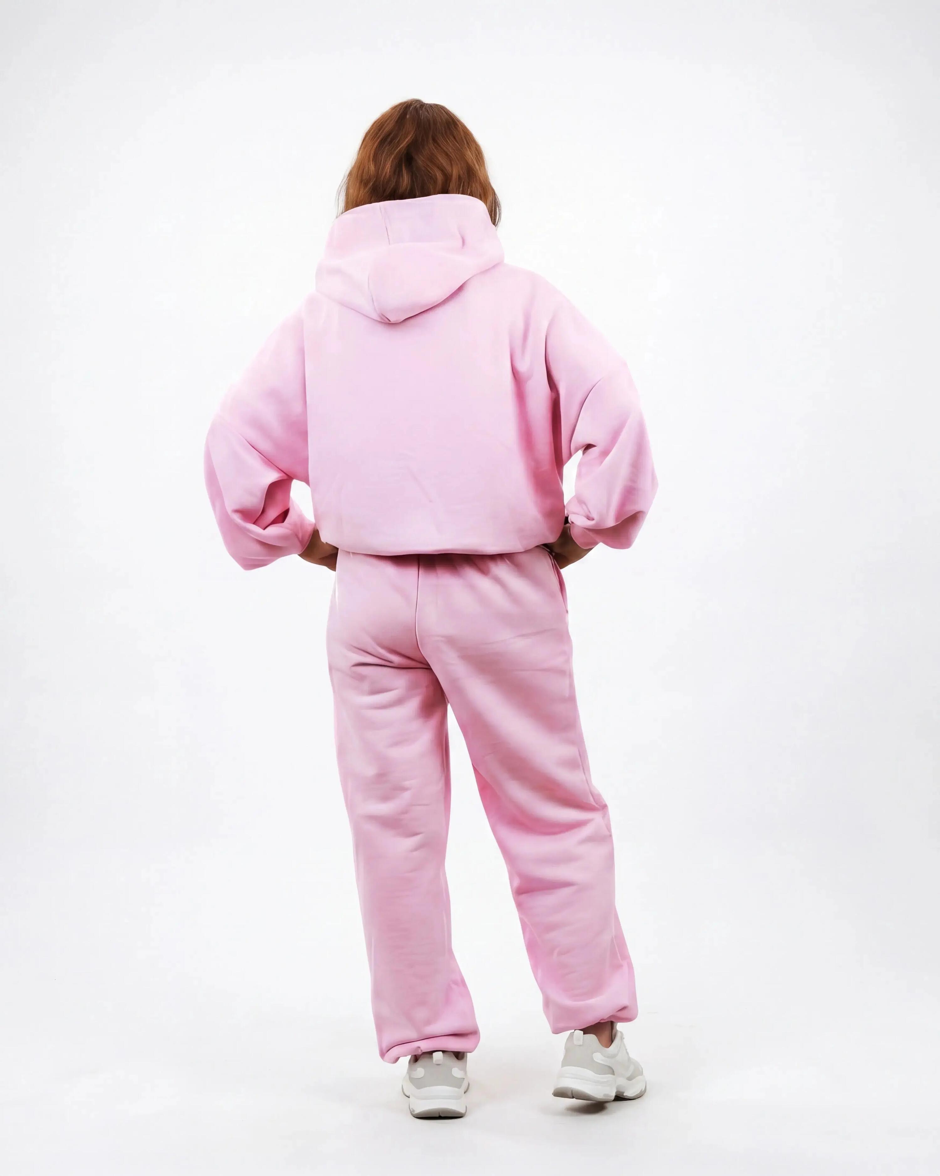 Ensemble de survêtement WINGS UNLEASH oversize femme coton ROSE 4/10