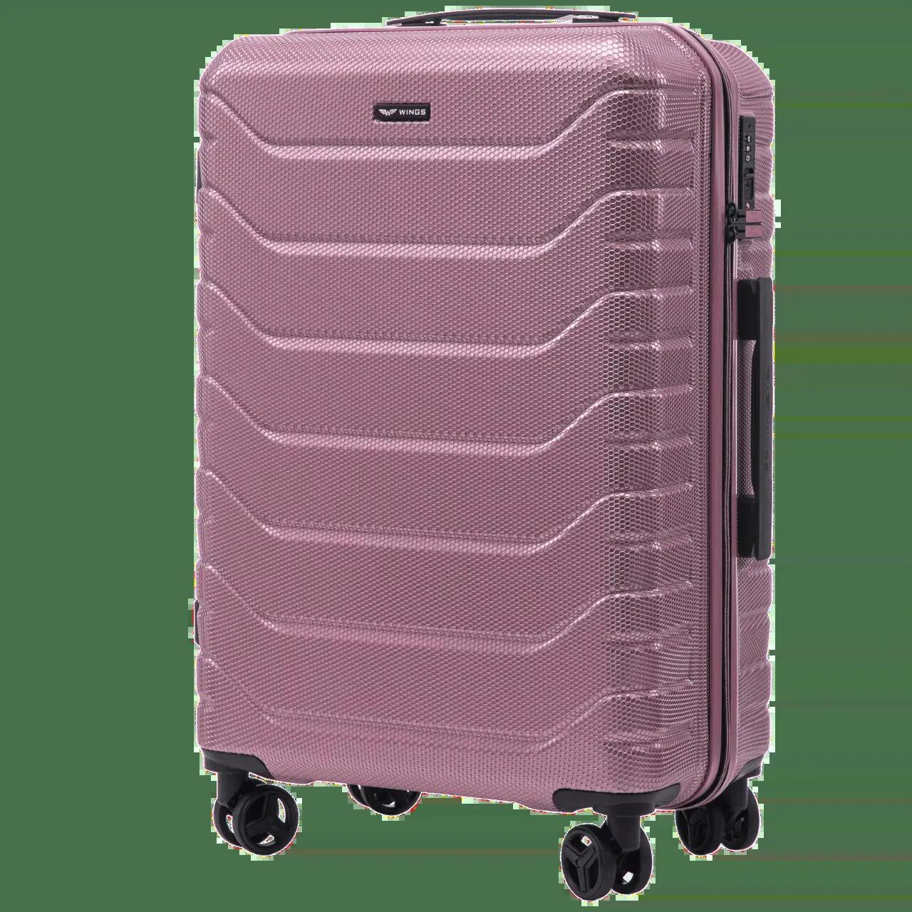 Ensemble de 3 valises Wings CRAKE POLYCARBONATE 100% OR ROSE S/M/L 3/10