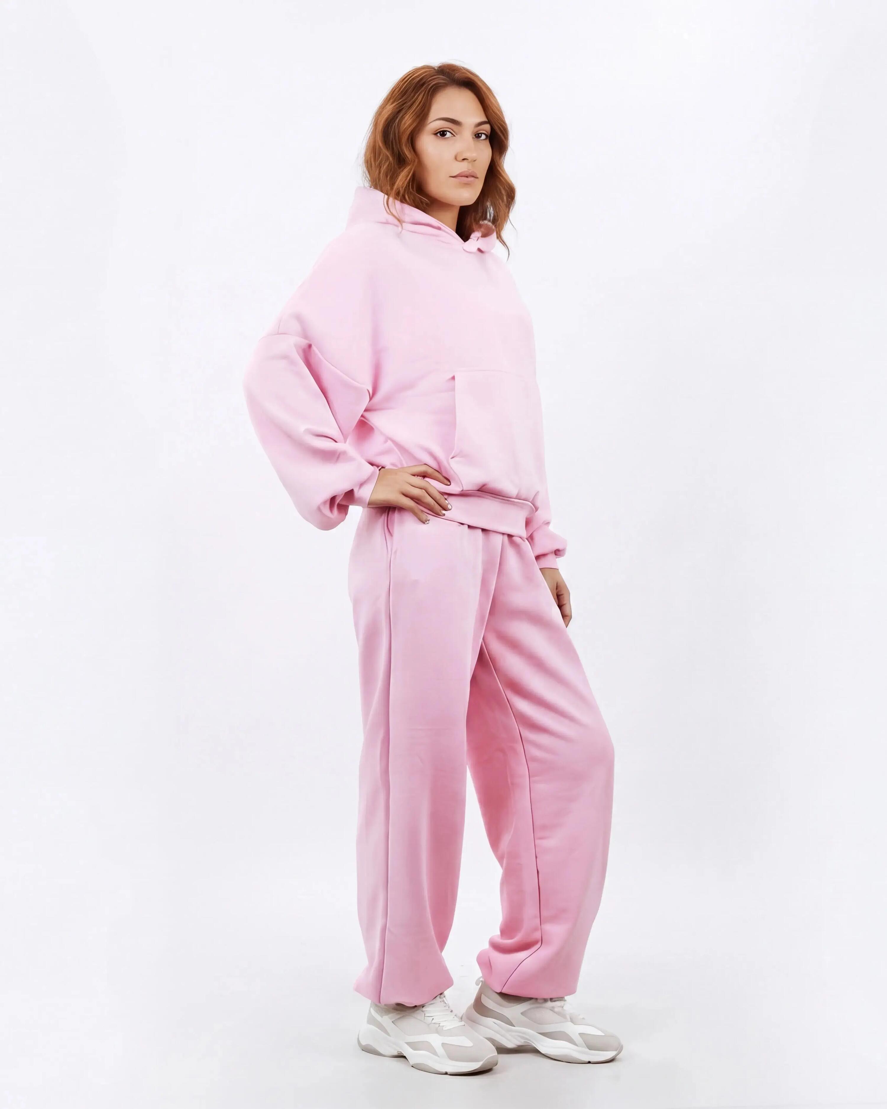Ensemble de survêtement WINGS UNLEASH oversize femme coton ROSE 3/10