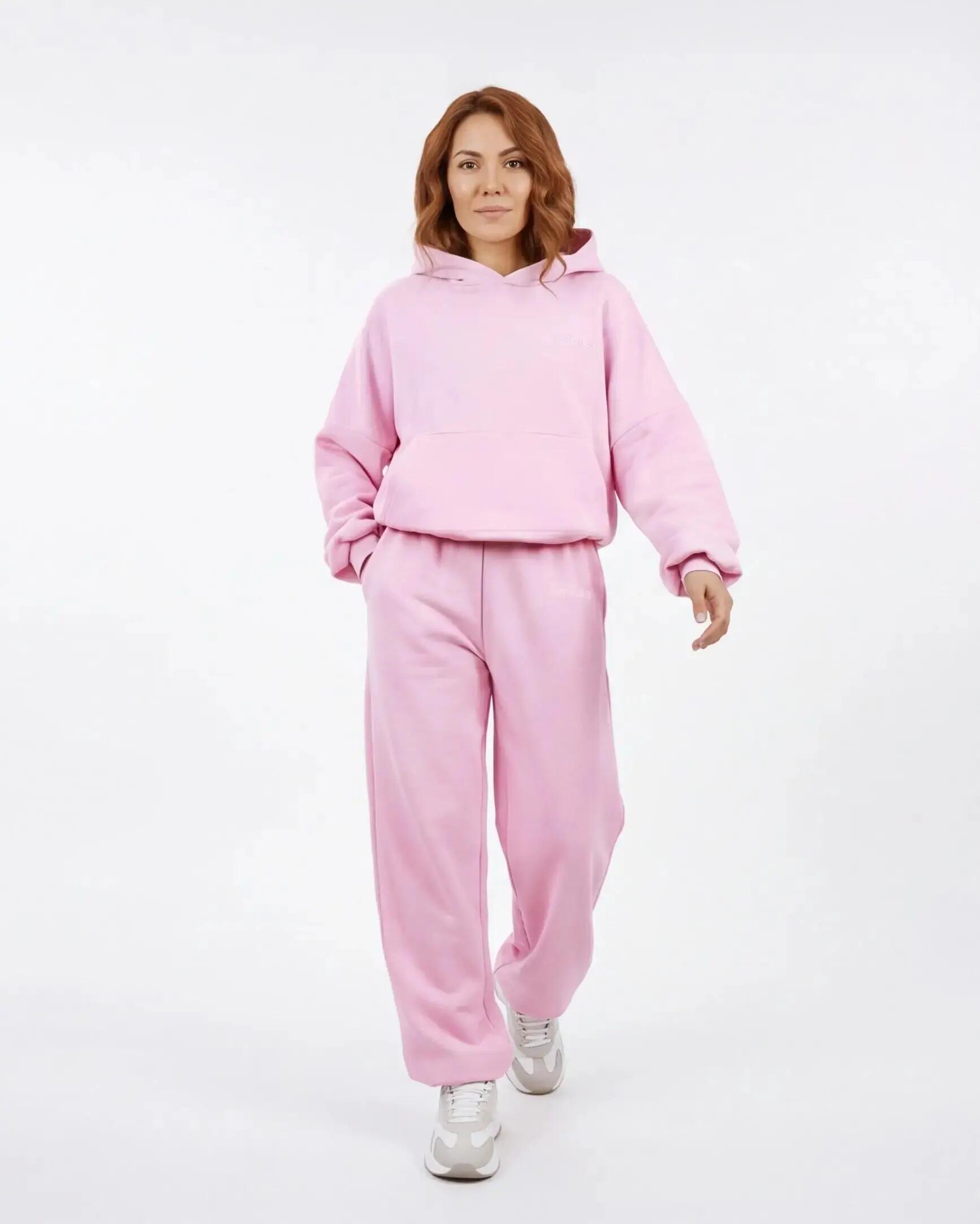 Ensemble de survêtement WINGS UNLEASH oversize femme coton ROSE 2/10