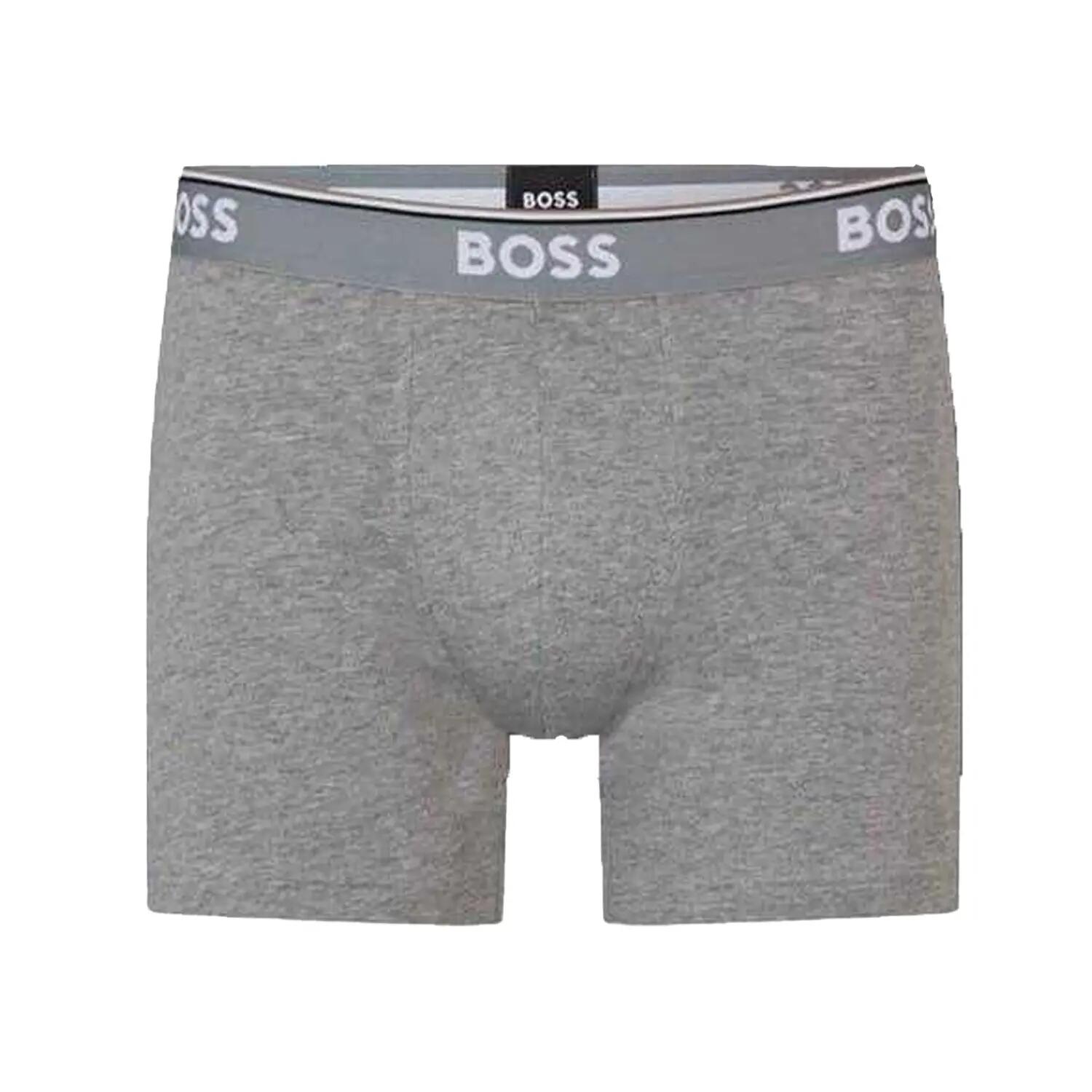 Boxer Uomo Misura Confezione 3 Boss Nero Carbone Grigio 2/5