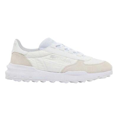 Scarpe Sportive Pelle ScamosciataUomo Lacoste Elite Actevo Bianco