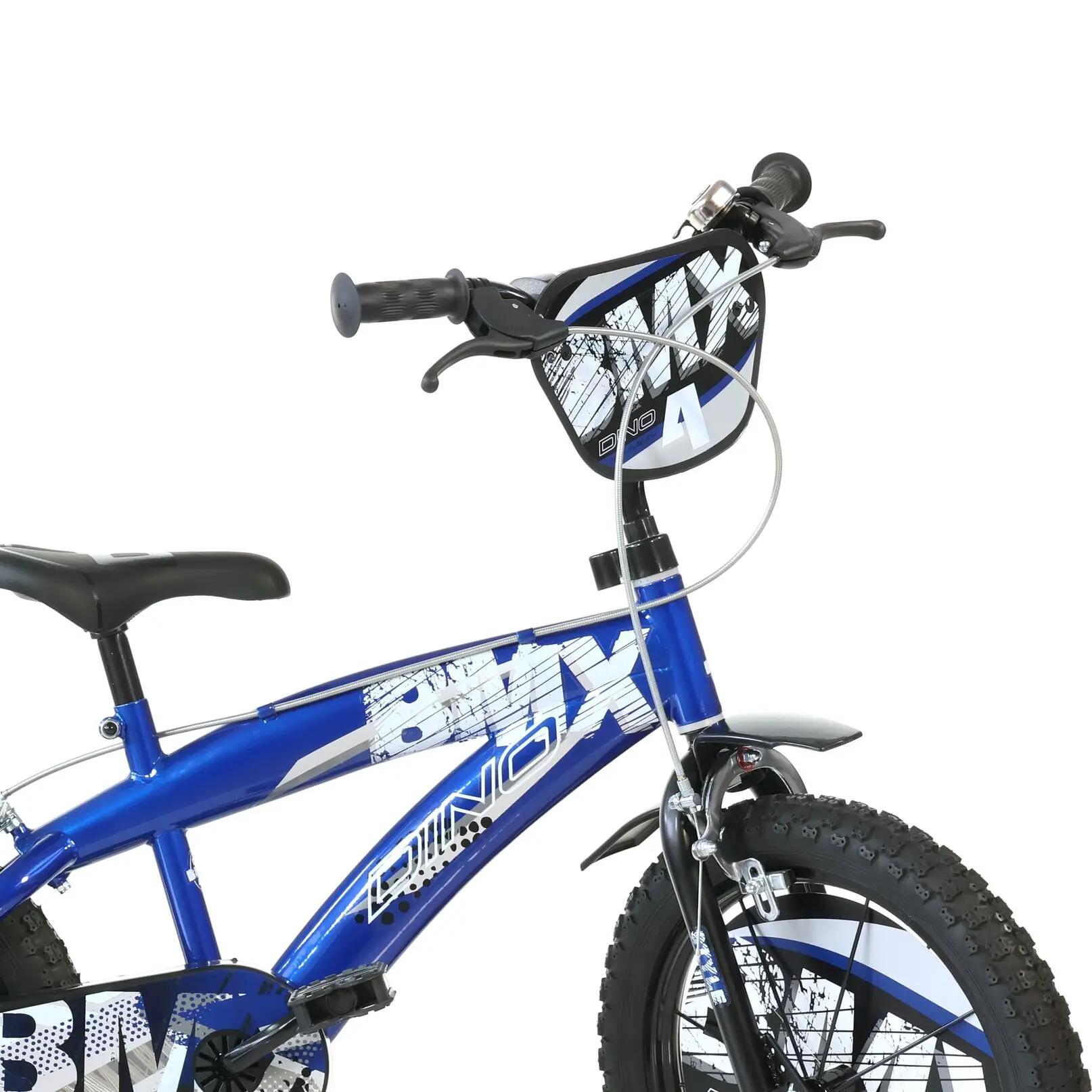 Bicicletta Bambino 16" BMX 5-7 anni Blu 3/5