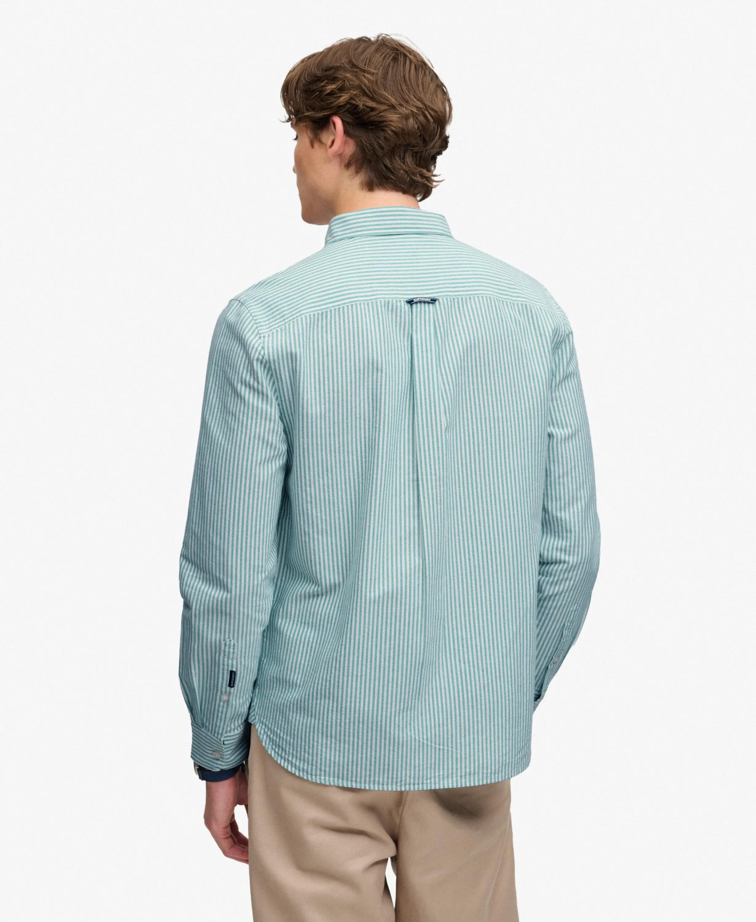superdry Camicia Classic Oxford manica lunga in cotone biologico 5/7