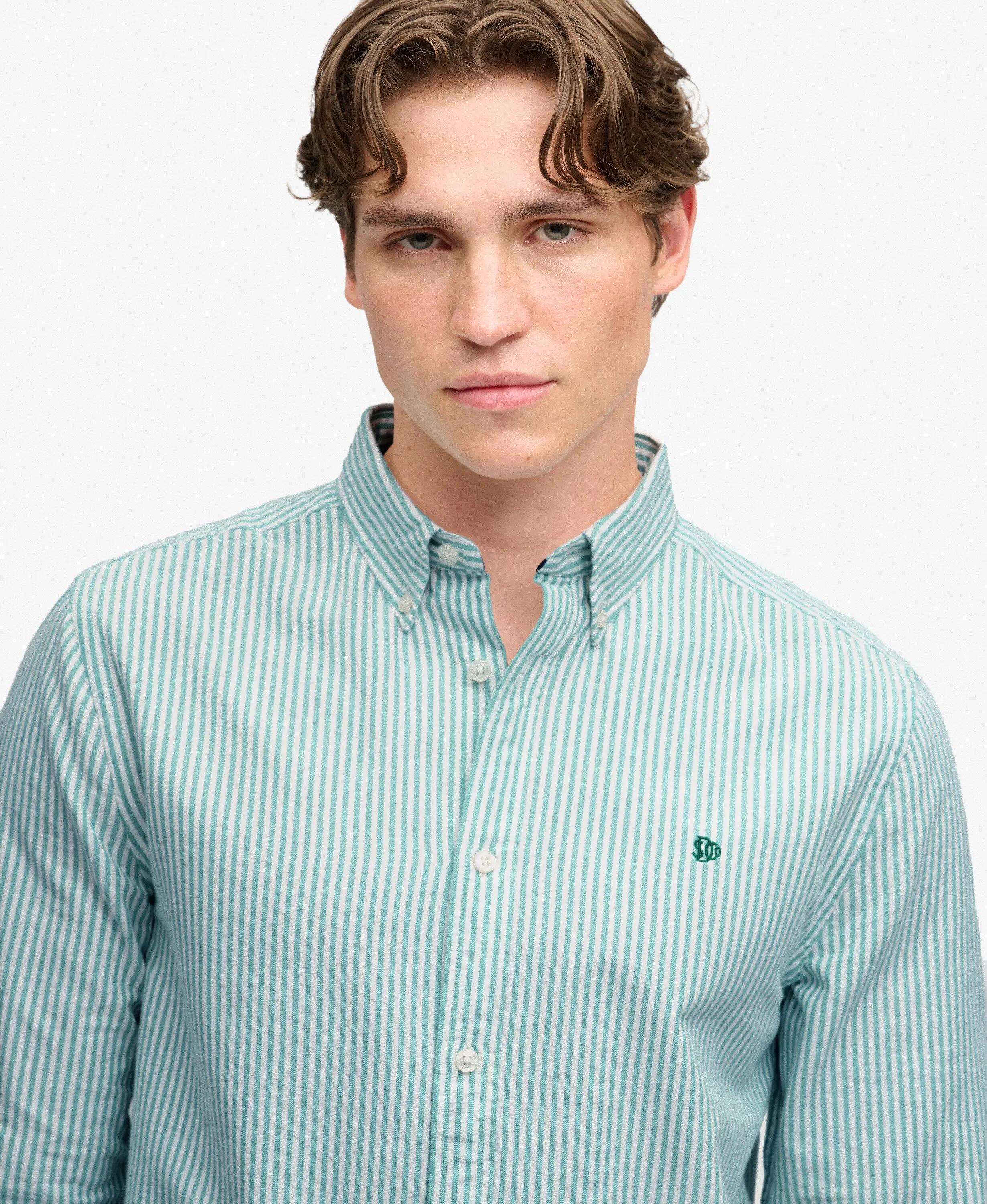 superdry Camicia Classic Oxford manica lunga in cotone biologico 4/7