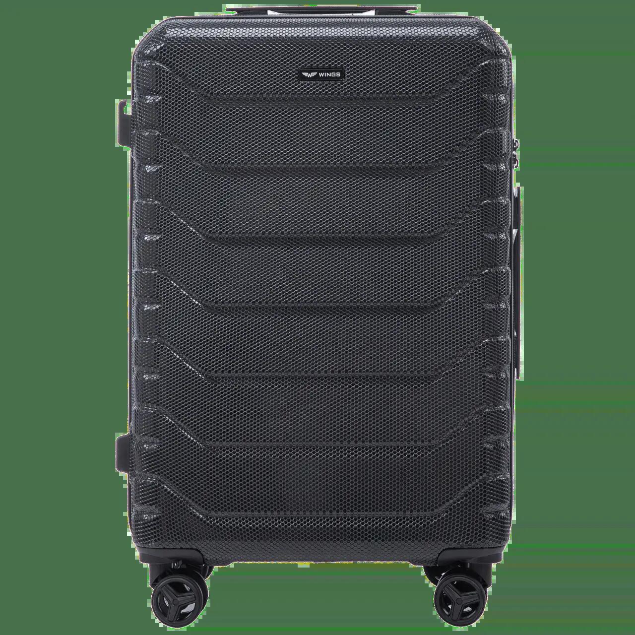 Set van 3 koffers Wings CRAKE POLYCARBON 100% ZWART S/M/L 5/10