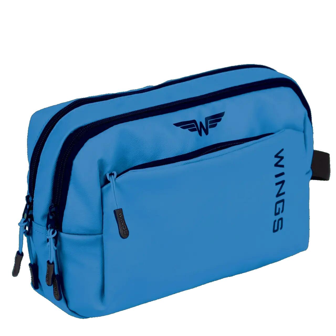 Trousse de toilette de voyage WINGS ROOK bleu 3/4
