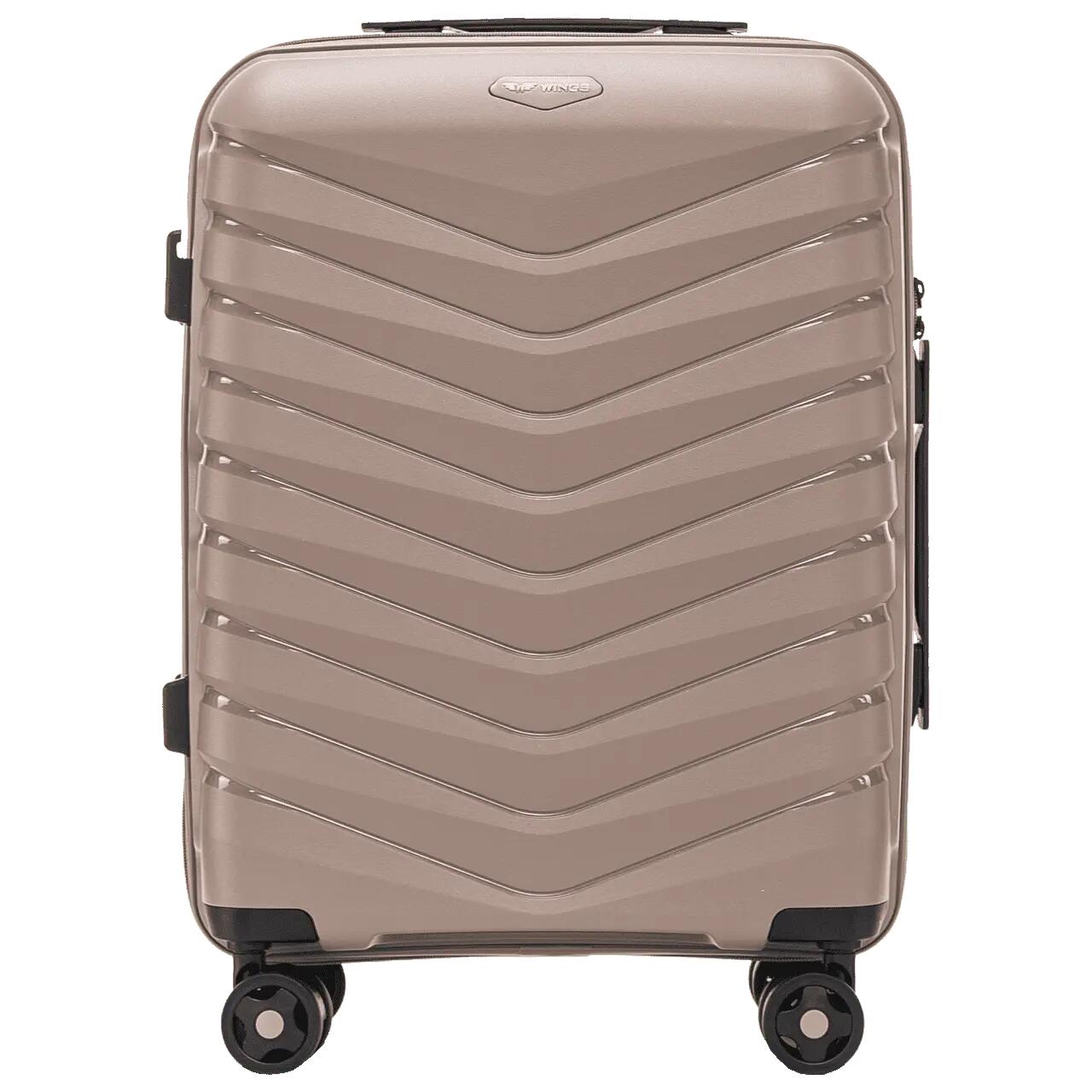 Valise cabine Wings PHOENIX en polypropylène 20" champagne 7/10