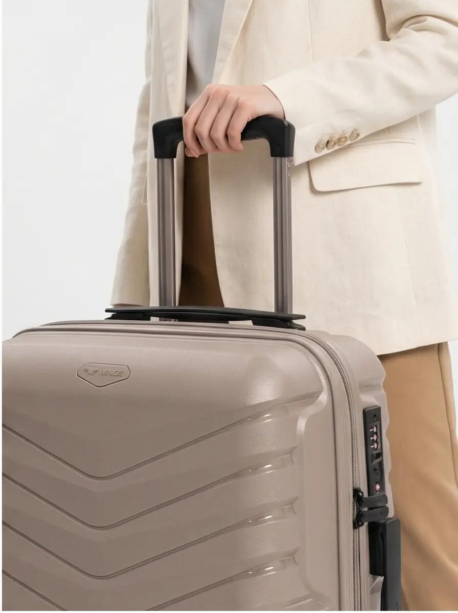 Valise cabine Wings PHOENIX en polypropylène 20" champagne 5/10