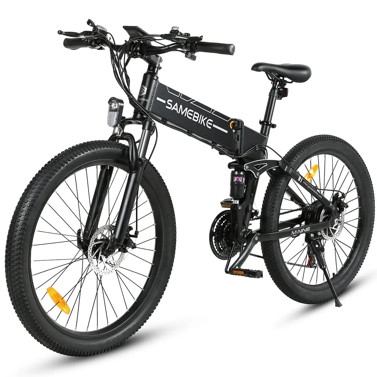 Bicicleta elétrica para adultos SAMEBIKE LO26-II-YD bateria 48V 14Ah 1/15