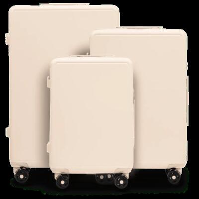 Set van 3 wings abs+ bunting dirty white koffers