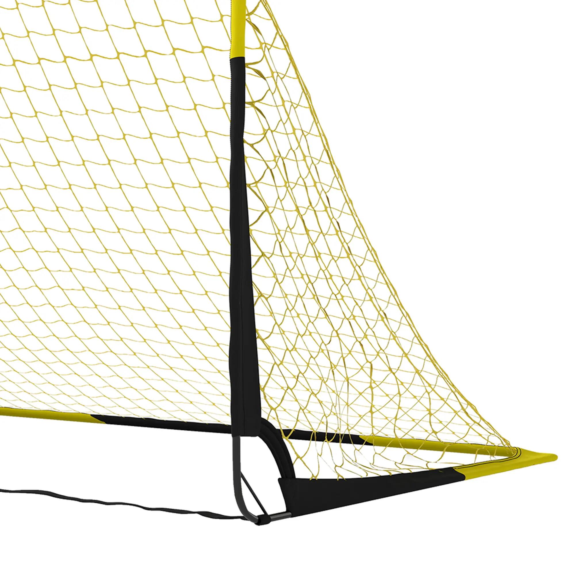 Baliza de futebol 150x110x110 cm amarelo SPORTNOW 4/4