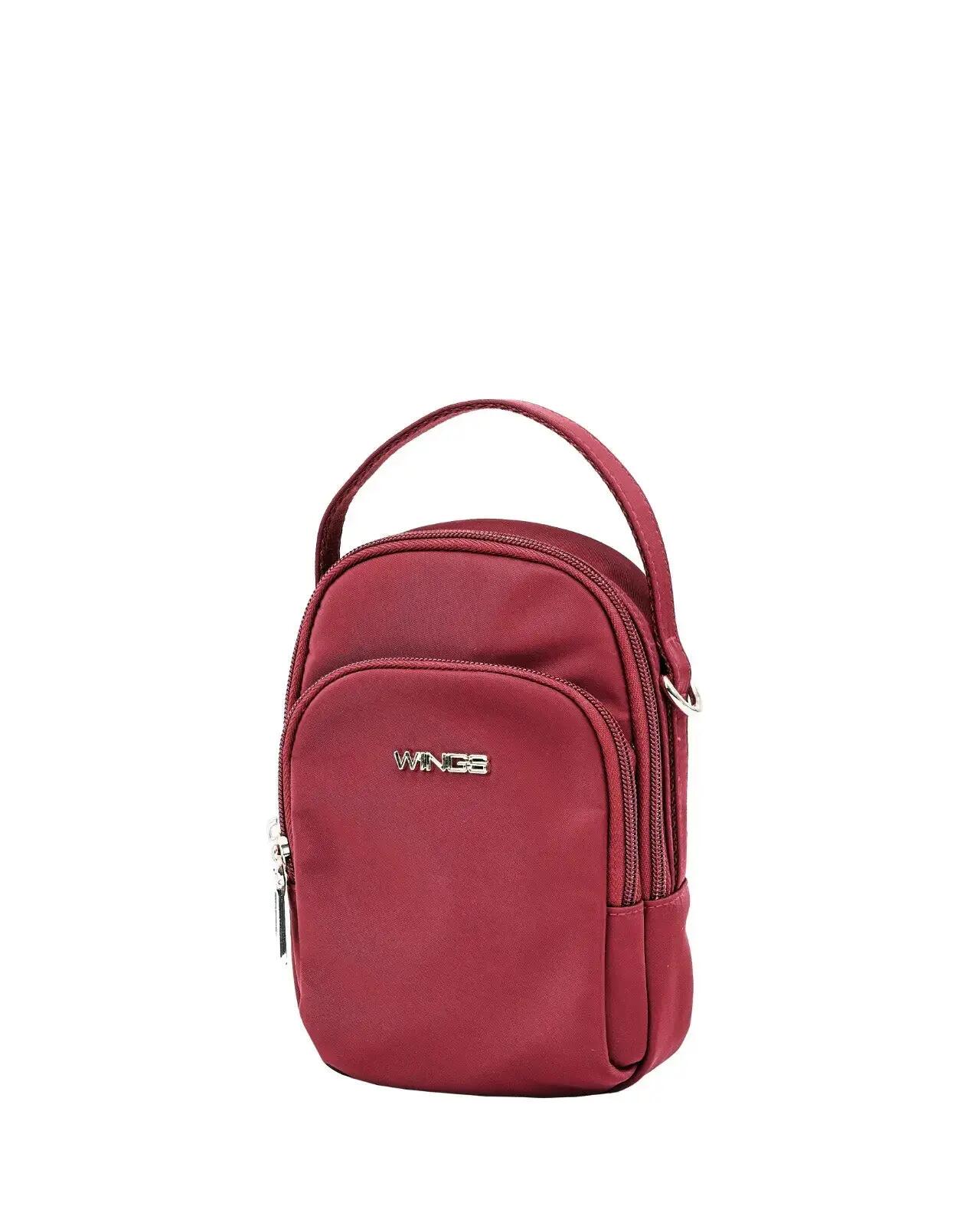 Kleine ROSELLA DARK RED crossbodytas 8/8