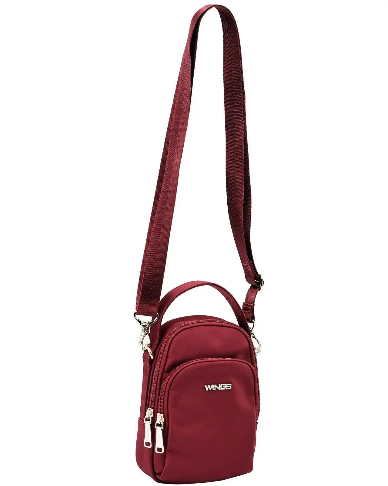 Kleine ROSELLA DARK RED crossbodytas 5/8